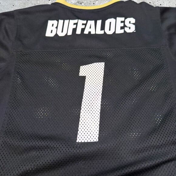 Colorado Buffaloes Youth Jersey Size XS 4/5 Rivalry Threads #1 Black Gold - Picture 7 of 10